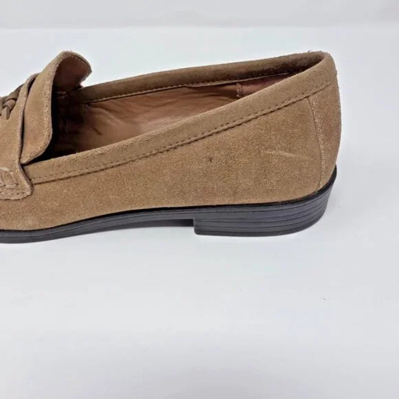 GH Bass & Co Flex Step Noelle Suede Leather Loafer Womens Size 6.5 M Preppy - Picture 6 of 15
